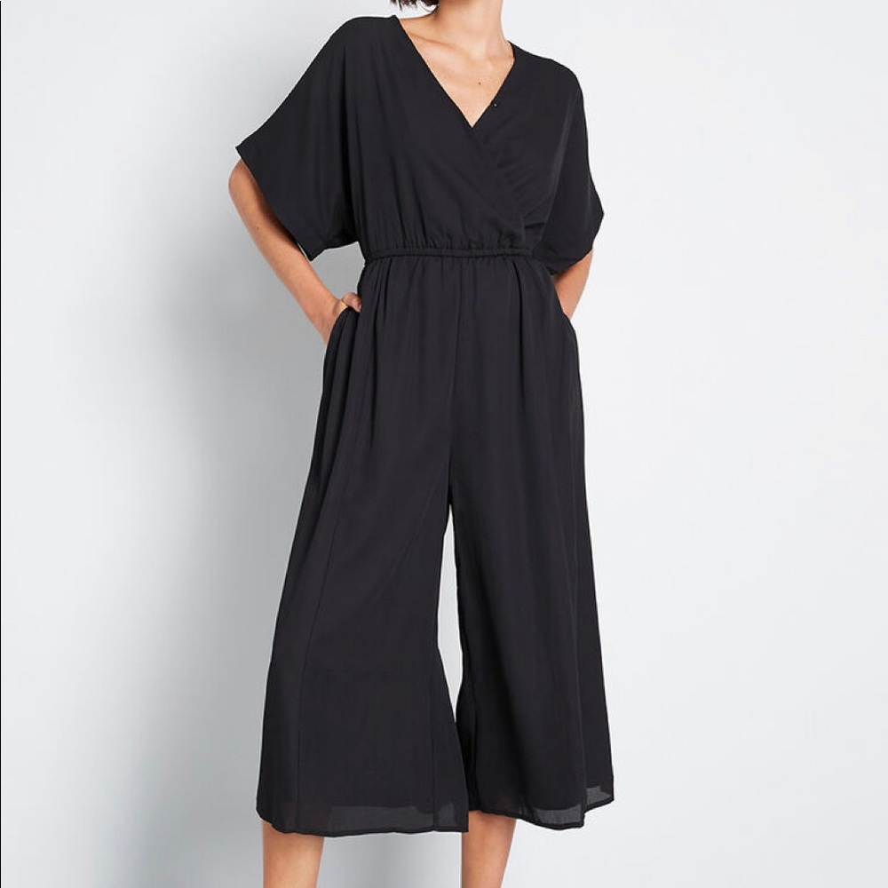 NTW ModCloth Black Jumpsuit Romper